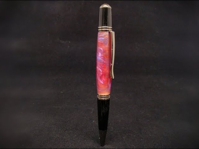 Pink & Purple Sierra Pen, from Casting to Turning