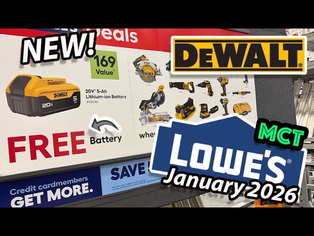 (NEW) Tool Sales are here at Lowe's!