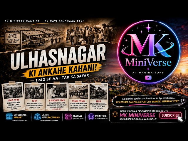 The Hidden History of Ulhasnagar! 🏭#ulhasnagar #sindhi #ulhasnagar_news #maharahstrarain #history