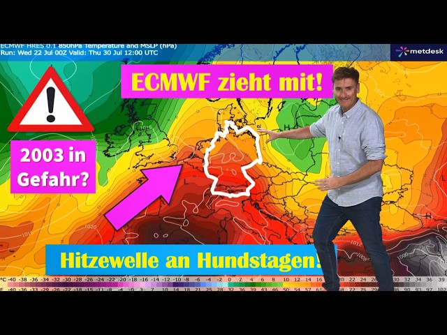 "A heatwave like this would be extremely life-threatening" Dog days gone wild – peak temperatures...