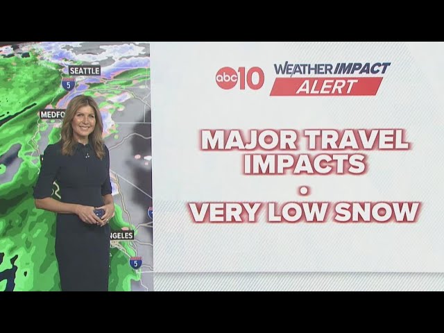 California Weather | Periods of gusty winds, heavy rain and low snow