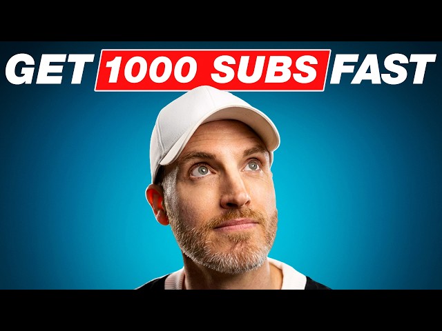 How to Get 1,000 YouTube Subscribers in 4 EASY Steps