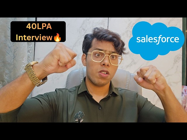 Salesforce shocks💀innocent candidate for 40LPA🔥Package by HARD DSA question