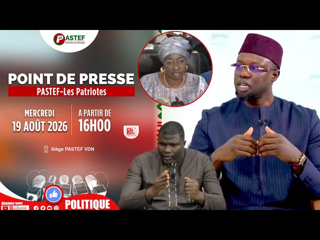 Direct: Point de presse Pastef- Les Patriote