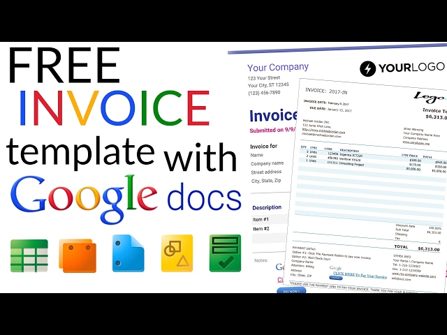 Free Invoice Template -  How To Create an Invoice Using Google Docs Invoice Template
