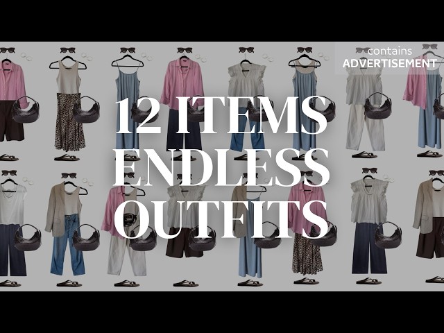 12 items to never run out of summer outfits | Summer capsule essentials