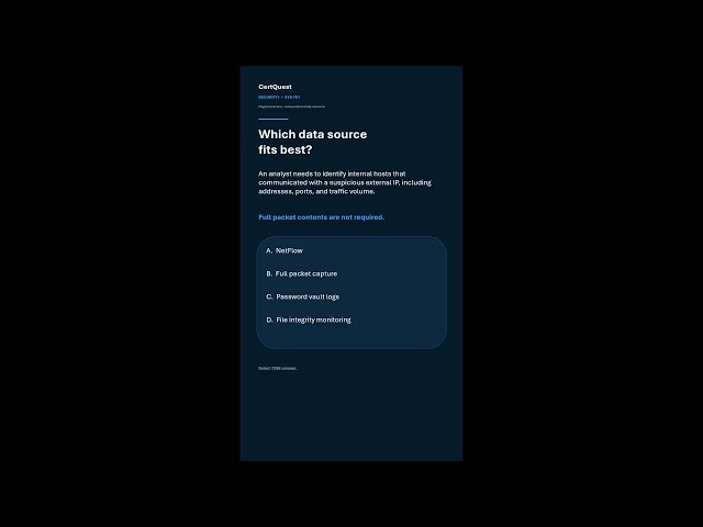 Security+ Question of the Day | Can you get it right?
