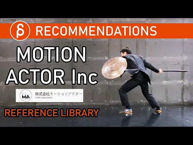 Motion Actor Inc (Reference Library) - Animation Recommendation