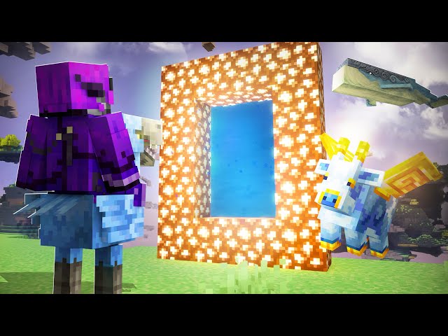 I Went To The AETHER In Minecraft BEDROCK...