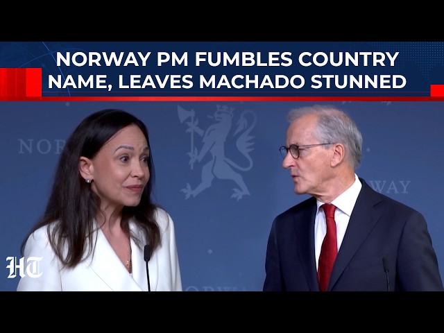 Ukraine Or Venezuela? Norway PM's Stumbling Words Contrast Machado’s Clarion Call | Maduro Vs Trump