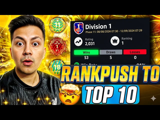 🚨MAIN Account RANKPUSH TOP 10🔥With 108 NESTA + MALDINI LIVE