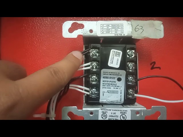 Cara pengonekan kabel ZAM ( Zone Adressable Module ) ll Fire Alarm