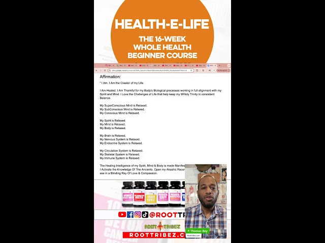 HEALTH-E-LIFE: Module 3 - Detoxification