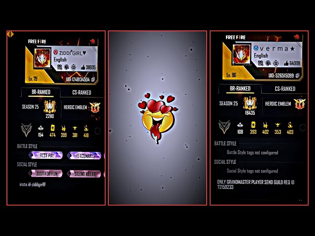 TREND 😈 FREE FIRE PROFILE EDIT || FF EDIT(XML) LINK IN DESCRIPTION|| 😈🔥