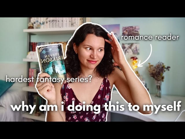 romance reader tries malazan book of the fallen || reading vlog
