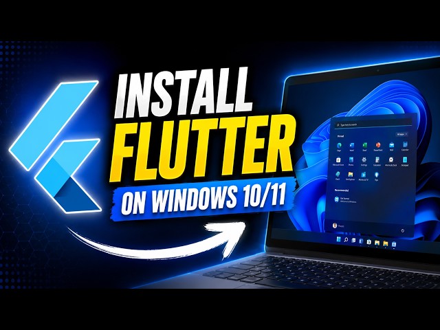 How to Download & Install Flutter on Windows 10 & 11 | Flutter Full Setup