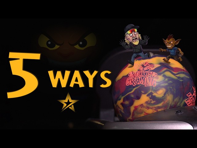 Bola de boliche Roto Grip Wicked Gremlin | 5 formas de usarla para jugadores de una y dos manos