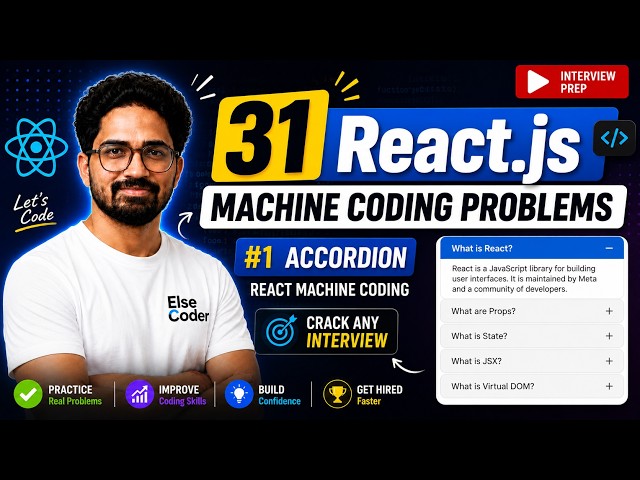 #1 Accordian | ReactJS Machine Coding #react #javascript