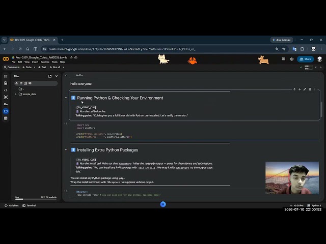 0.9 Google Colab