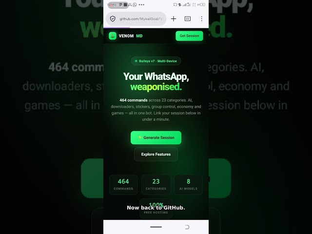 How to Deploy a Free WhatsApp Bot (464 Commands) — VENOM MD 2026