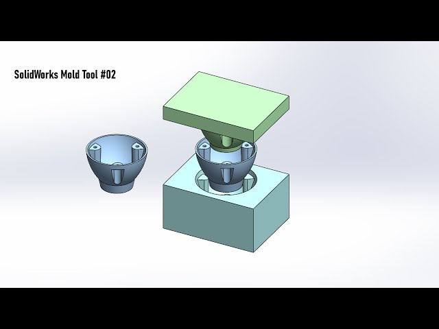 SolidWorks Tutorial | Mold Tool | Core Cavity Extraction #02