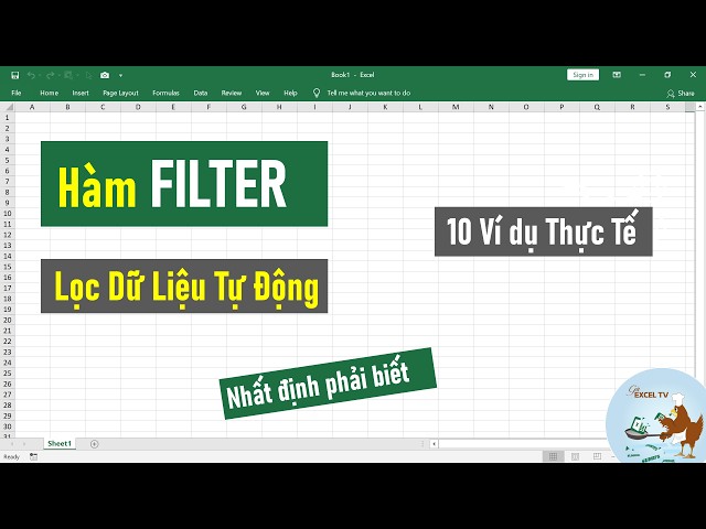 Hướng dẫn cách sử dụng hàm FILTER trong Excel Full chi tiết | Nhất định phải biết