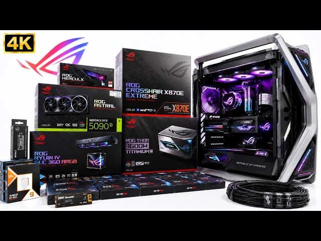 DREAM ASUS ROG ASTRAL RTX 5090D GAMING PC BUILD | RYZEN 9 9950X3D | ASUS ROG Hyperion GR701