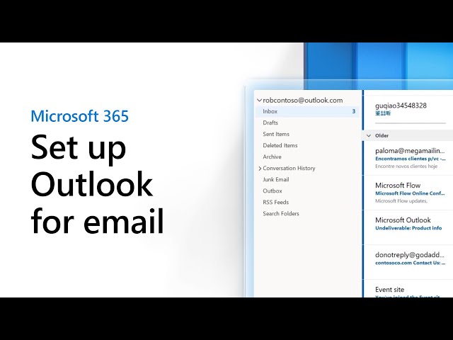 Set up Outlook for email