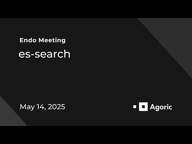 Endo: es-search