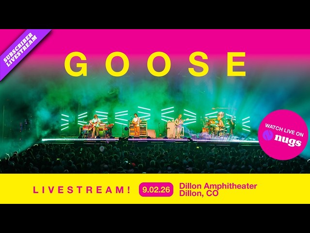 Goose 9/2/26 Dillon Amphitheater, Dillon, CO, Set I Opener