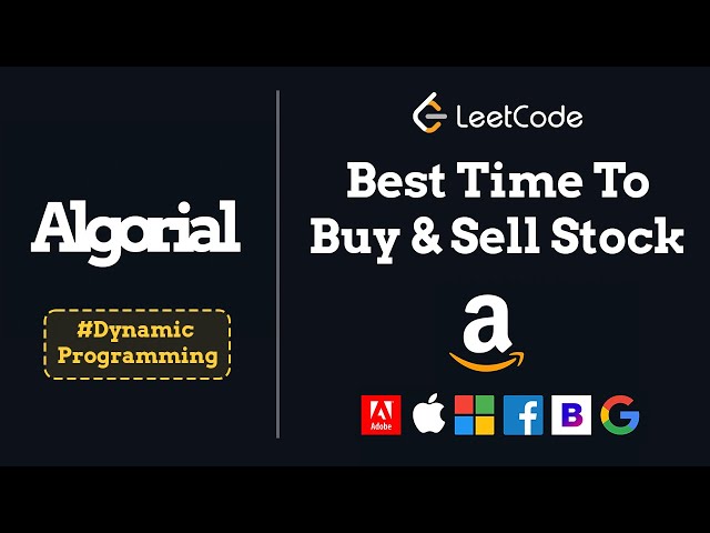 Best time to buy and sell stock - Leetcode 121