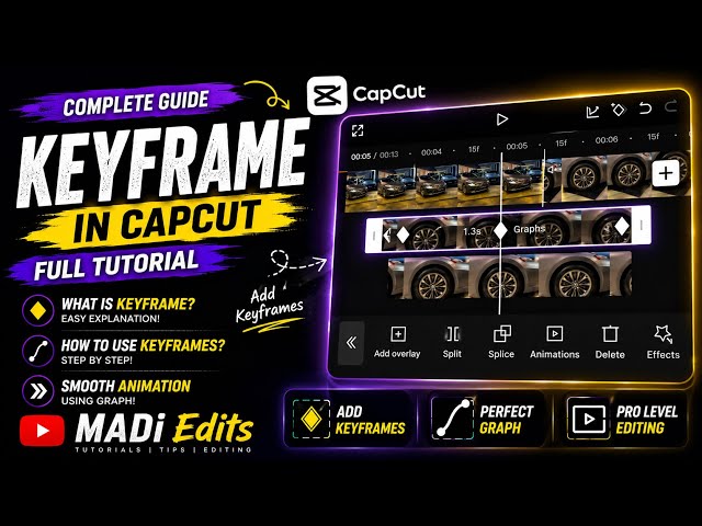     How to Use Keyframes in CapCut Like a Pro (Full Tutorial) Complete Beginner Guide | MADi Edits