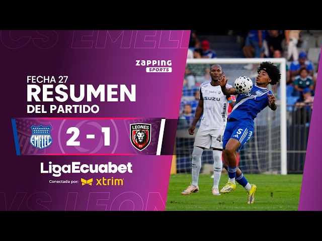CS Emelec 2 - 1 Leones FC / Matchday 27 / Liga Ecuabet connected by Xtrim2026