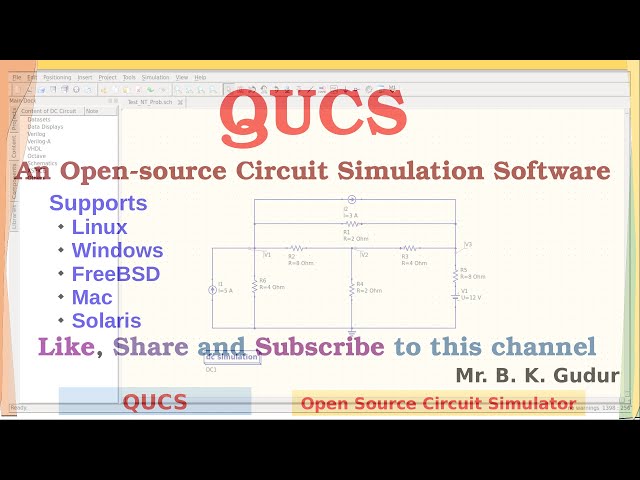 Introduction to QUCS - A Circuit Simulation Software
