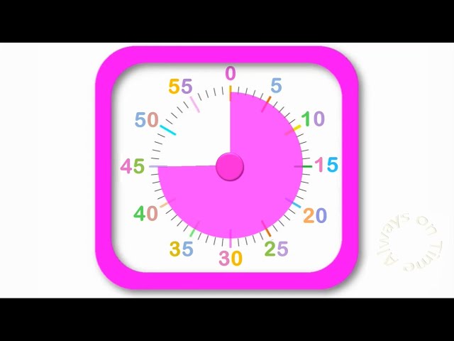 45-minute visual timer