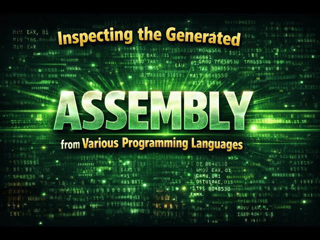 Inspecting The Generated Assembly From Various Programming Languages (C, C++, Rust, Golang, Zig, C#