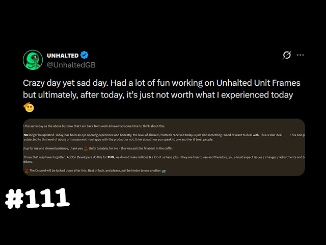 UI Drama & Raid Testing - The PoddyC Ep. 111
