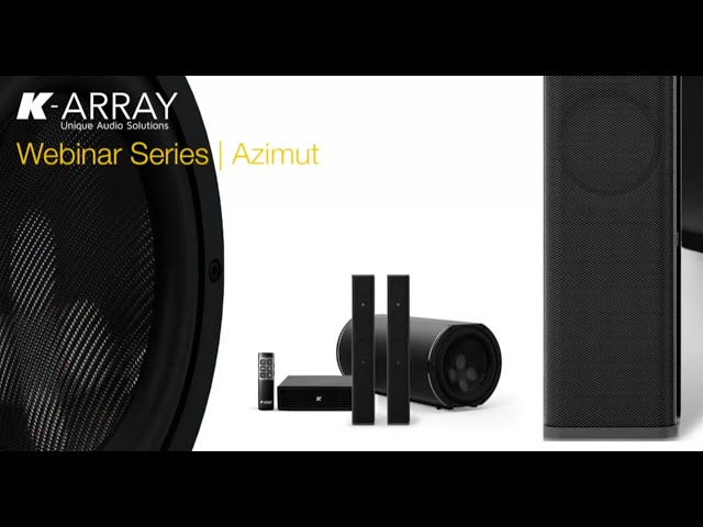 AVMAT Webinar - K-Array Azimut Series