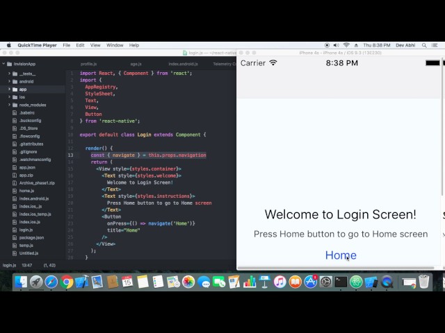 React Native Navigation Demo