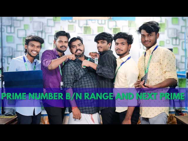 💡 How to Solve Prime B/N Range & Next Prime Problems Using the CTC Technique in Tamil🚀 |