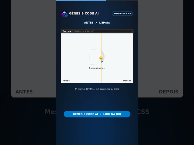 Loading girando só com CSS (sem imagem)