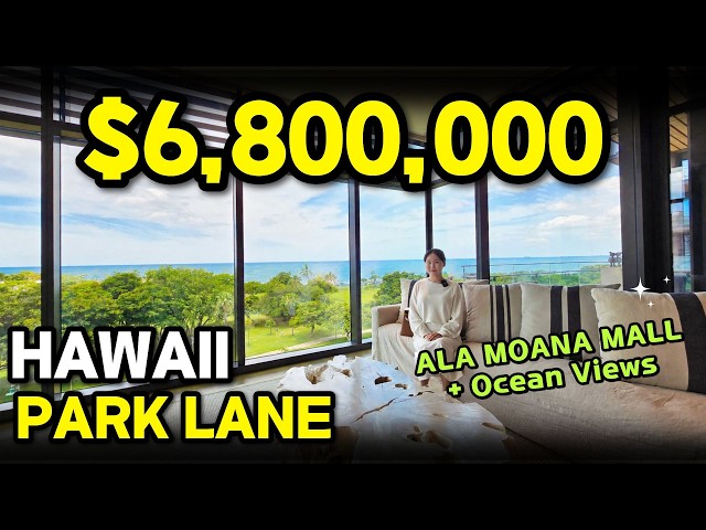 🌴 Inside a $6.8 Million Park Lane Residence in Hawaii | Ala Moana Center 🛍️ + Ocean Views 🌊