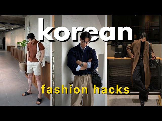Cómo estilizarse como un hombre coreano (Trucos de moda)