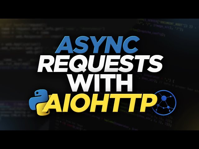 How to make async requests in python with aiohttp