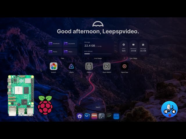UmbrelOS. An elegant OS for your home server. Raspberry Pi 5