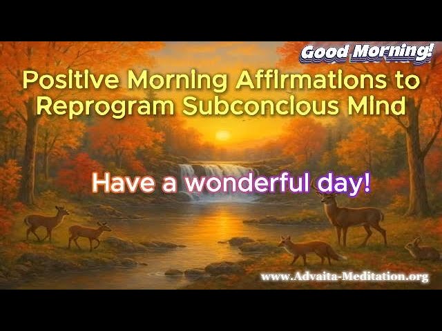 Day Time Positive Affirmations to Reprogram Subconscious Mind