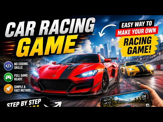  I Made a Car Racing Game Using HTML, CSS & JavaScript | Beginner Project