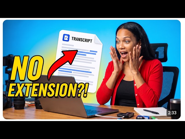 YouTube DOESN'T Want You To Know This Transcript Trick (It Changes Everything)