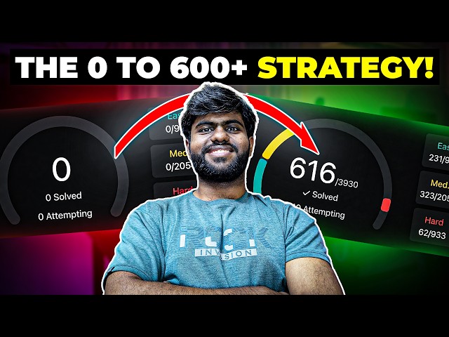0 to 616 LeetCode Problems: The Only 24-Minute Tutorial You Need!