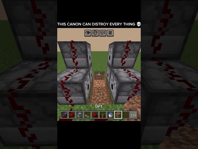 MOST POWERFUL TNT Cannon in Minecraft Bedrock/PE! 💀